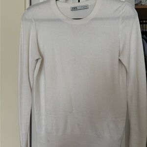 Zara Cream Knit Pullover